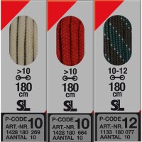 Schoenveters: Bergschoenveter 180 cm - Kies een kleur