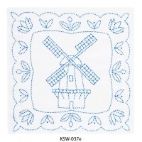 Sashiko Borduurpakket- Compleet pakket Windmolen