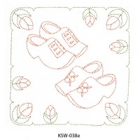 Sashiko Borduurpakket- Compleet pakket Klompen