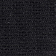 Borduurstof Aïda 14count 5 draads  - 5 kr/cm ZWART