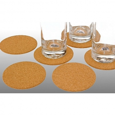 GOEDKOOP: Onderzetters Kurk - 6 stuks 