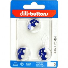 Kinderknoop Auto blauw - 3 stuks