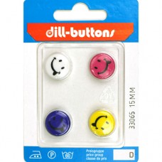 OPRUIMING: Kinderknoop Smiley - 4 stuks