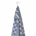 Theedoek Ruit Blauw - Prima droogdoek 100% katoen 