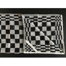 Keuken Handdoek - Zwart geblokt 
