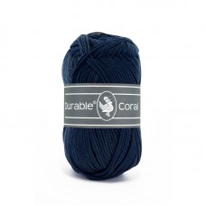 Glanskatoen Marine Blauw