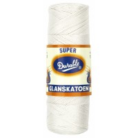 Durable Glanskatoen nr. 12 Wit - Klos 100 gram