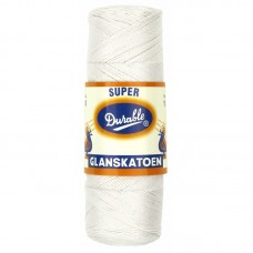 Durable Glanskatoen nr. 12 Wit - Klos 100 gram