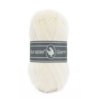 Lurex Garen Wit - Brei/haakgaren katoen met glinsterdraad