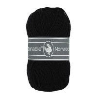 VOORDEELPAK: Norwool Zwart - 10 bollen breiwol, ook voor sokken