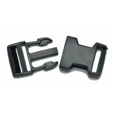 Klikgesp 25mm - Regelbare gesp voor tas of rugzakband van 25mm 
