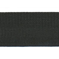 Tassenband 38mm Zwart - Stevig band, per meter