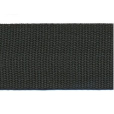 Tassenband 40mm Zwart - Stevig band, per meter