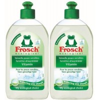 Frosch duurzaam afwasmiddel vitamin sensitive 2 flessen