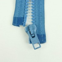 Deelbare jeansblauwe ritsen