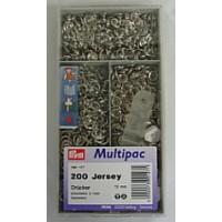 Drukknopen jersey tandring 10mm multipack