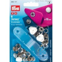 Drukknopen Jersey Parelmoer 12mm