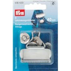 Tuinbroek Garnituur Zilver 40mm