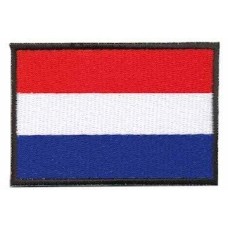 GOEDKOOP: Nederlandse vlag - Opstrijkbaar embleem