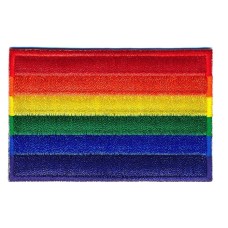 Kledingapplicatie Regenboogvlag - Opstrijkbaar embleem Kledingapplicatie Regenboogvlag - Opstrijkbaar embleem