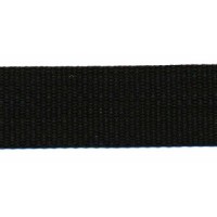 GOEDKOOP: Tassenband 25mm Zwart - Stevig band, per meter