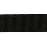 GOEDKOOP: Tassenband 25mm Zwart - Stevig band, per meter
