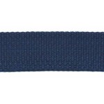 GOEDKOOP: Tassenband 25mm Blauw - Stevig band, per meter