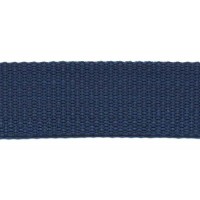 GOEDKOOP: Tassenband 25mm Blauw - Stevig band, per meter