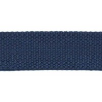 GOEDKOOP: Tassenband 25mm Blauw - Stevig band, per meter