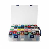 Naaikoffer voor naaigaren - Met 48 vakken Naaikoffer voor naaigaren - Met 48 vakken