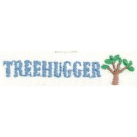 Strijkplaatje Tree Hugger - Opstrijkbare kledingapplicatie
