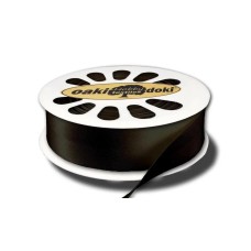 Biaisband Satijn 30mm ZWART - Prijs per meter