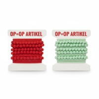 OP=OP: Bolletjes Band 10mm - Kies een kleur