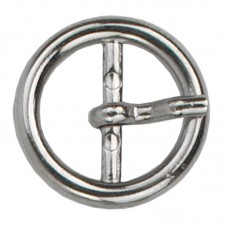 LAATSTE EXEMPLAAR: Gesp Rond 20mm Zilverkleurig OP=OP