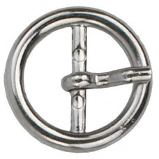 LAATSTE EXEMPLAAR: Gesp Rond 25mm Zilverkleurig OP=OP