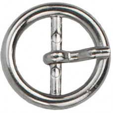 LAATSTE EXEMPLAAR: Gesp Rond 30mm Zilverkleurig OP=OP