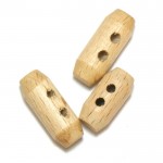 Houten peuterknoopje 25 mm - Prijs per stuk