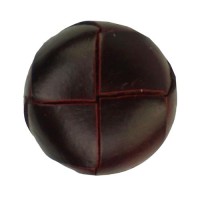 OP=OP: Leren Knoop Donkerrood p.s. - 18 mm OP=OP: Leren Knoop Donkerrood p.s. - 18 mm