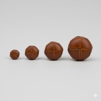 Leren Knoop Middenbruin p.s. - Kies een maat