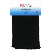 Manchetten Zwart - Zelf zwarte mouwboord vervangen 