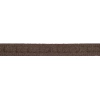 OPRUIMING: Plooiband Donkerbruin OP=OP - Per meter