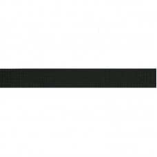 Tassenband 25 mm Zwart - Stevig band, per meter