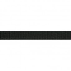 GOEDKOOP: Tassenband 25mm Zwart - Stevig band, per meter