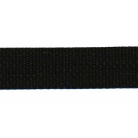 GOEDKOOP: Tassenband 20mm Zwart - Stevig band, per meter