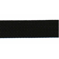 GOEDKOOP: Tassenband 20mm Zwart - Stevig band, per meter