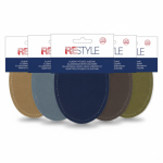 Elleboogstukken Ovaal (Suèdine) - Kies een kleur