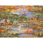 Borduurpakket met telpatroon - Wild Afrika