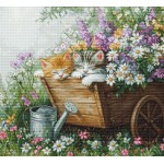 Borduurpakket met telpatroon - Lekker slapen