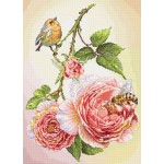 Borduurpakket met telpatroon - Ontbijt