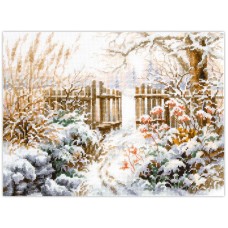 Borduurpakket met telpatroon - Wintertuin Borduurpakket met telpatroon - Wintertuin